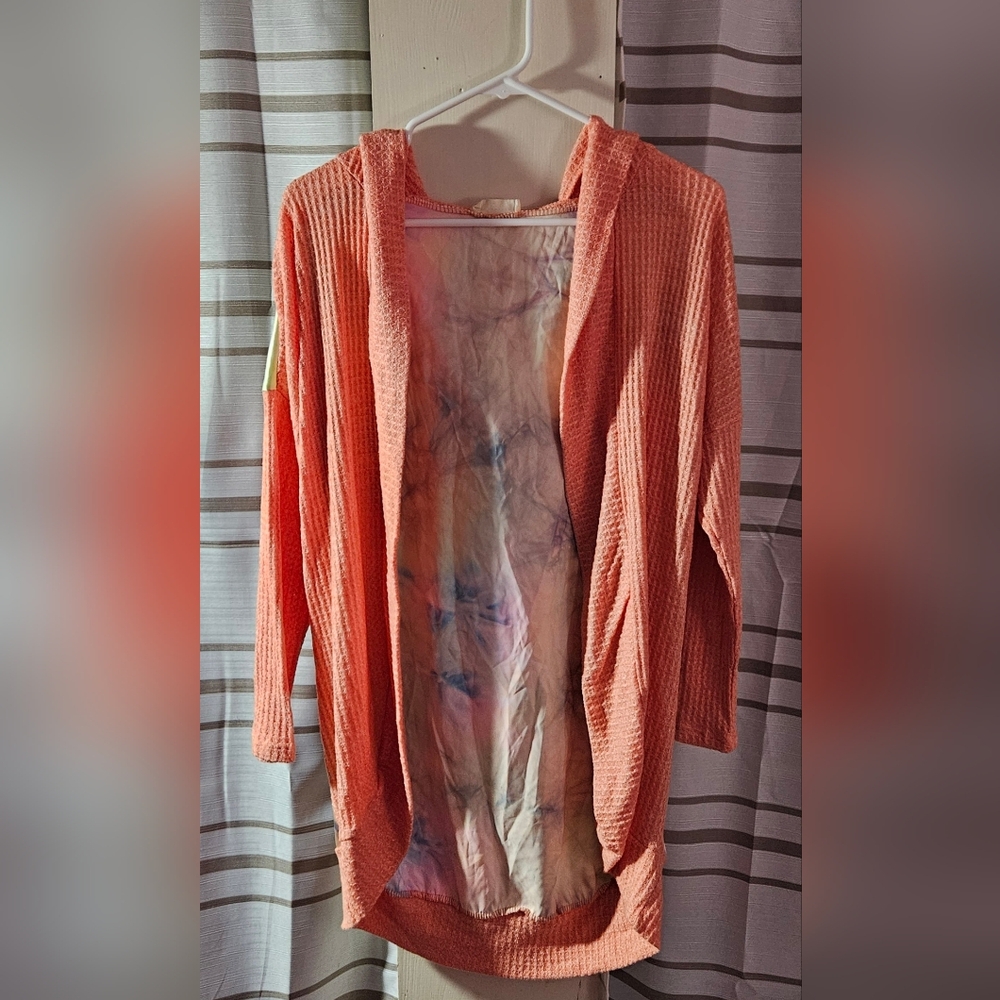 Women's Coral Hooded Cardigan